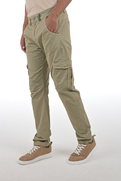 Pantaloni in cotone slim Cezanne SS24