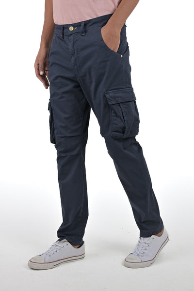 Pantaloni in cotone slim Marktas blu SS26