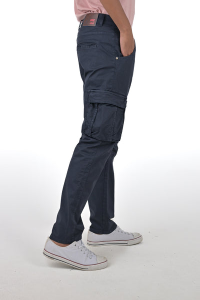 Pantaloni in cotone slim Marktas blu SS26