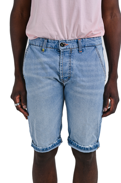 Walter Music Chiaro SS25 slim denim shorts