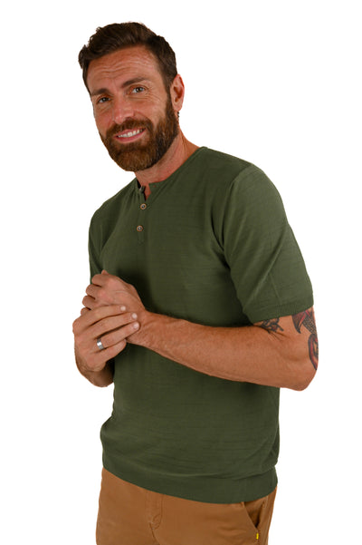 Regular T-shirt DSP 2207 Green SS22