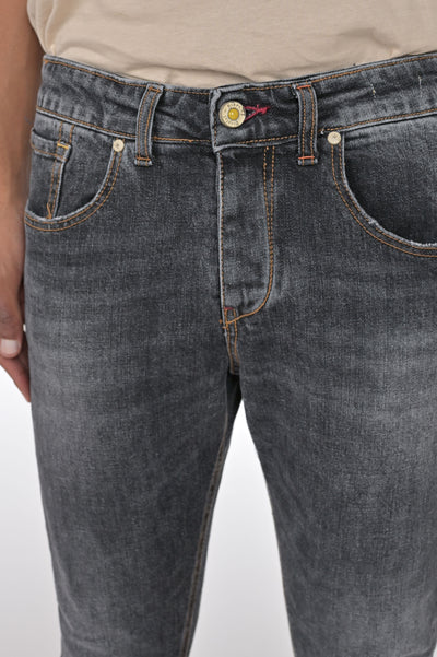 Jeans slim New London BLK Marmorizzato SS23