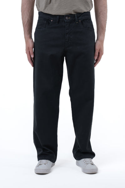 Pantaloni in cotone loose Dick nero FW23/24