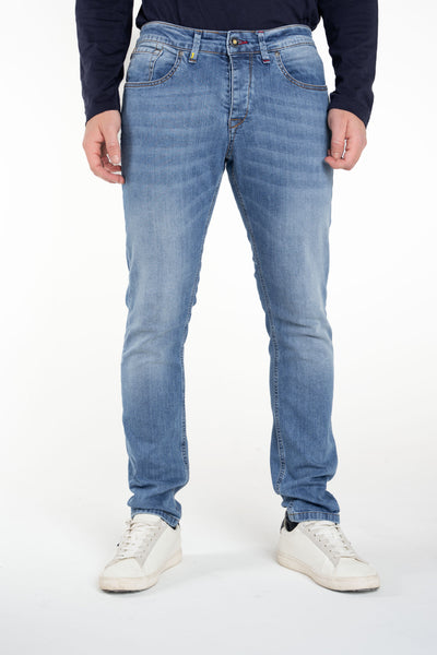 Jeans slim New London Music Chiaro