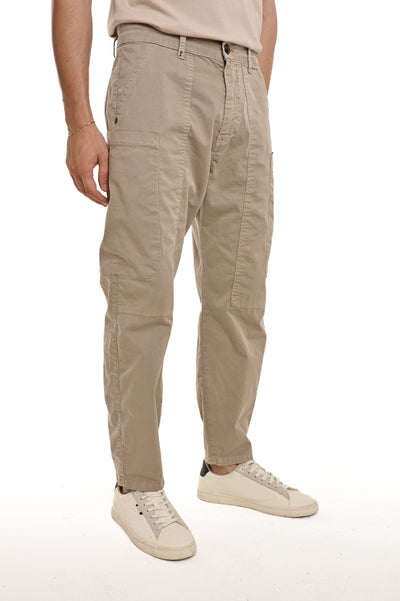 Booba beige loose cotton trousers SS25