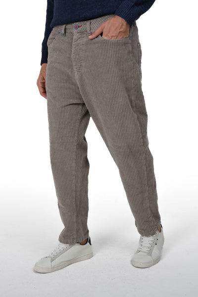 Pantaloni velluto loose King FW23/24