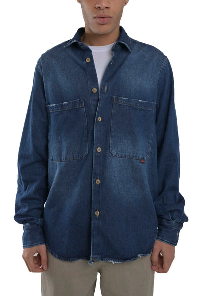 Camicia in denim loose Start C001 FW24/25