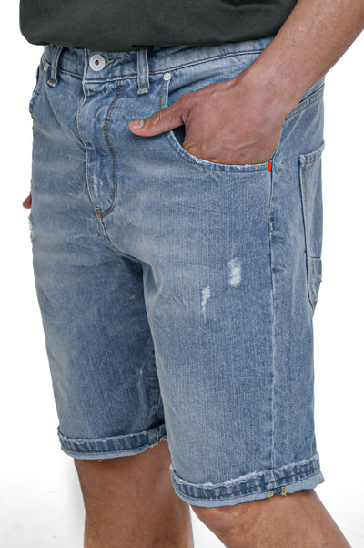 GIS PR10 SS25 regular denim shorts