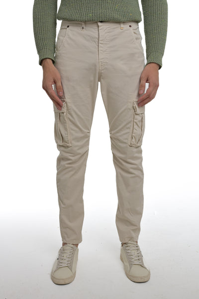Pantaloni in cotone slim Marktas panna SS26