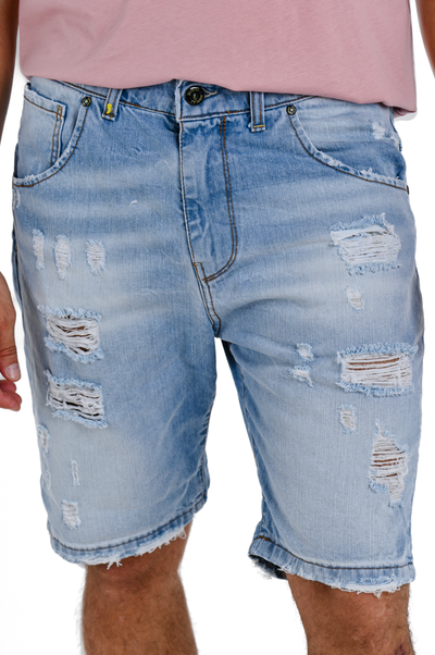 GIS PRE24 SS25 regular denim shorts