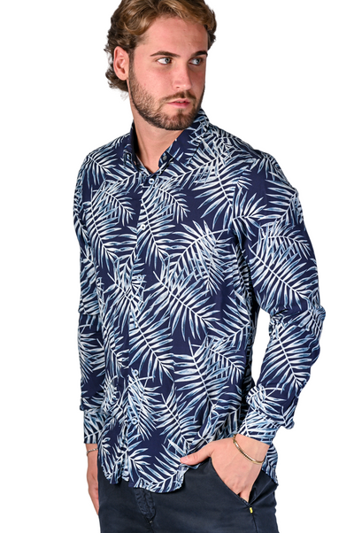 Camicia in cotone regular Low fantasia SS22