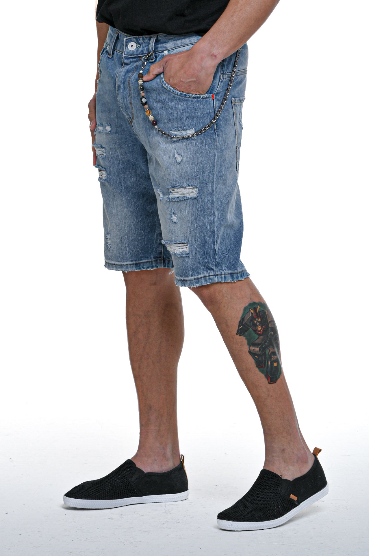 GIS PR24 SS25 regular denim shorts
