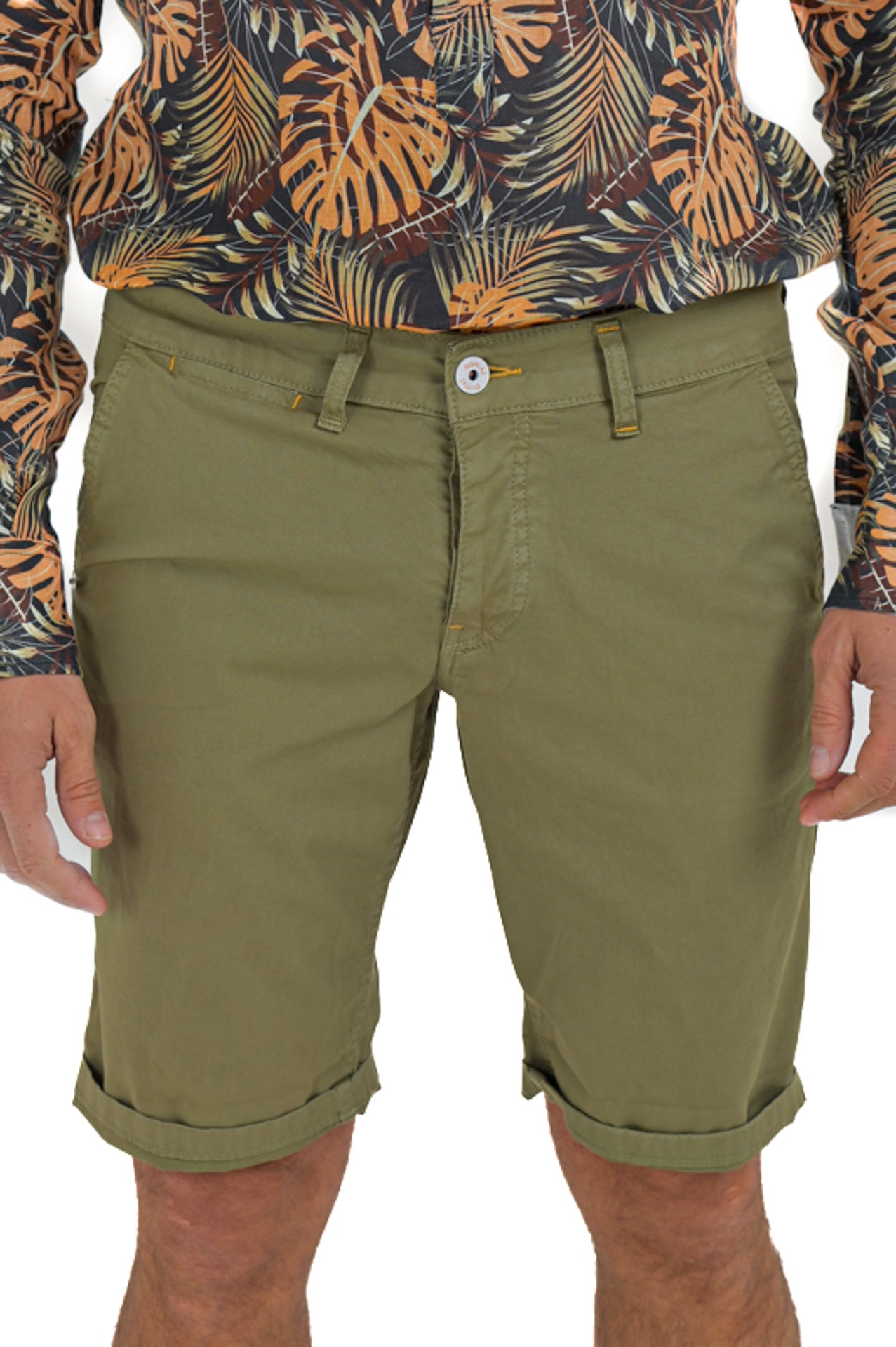 Bermuda in cotone slim Martin Maldive SS25