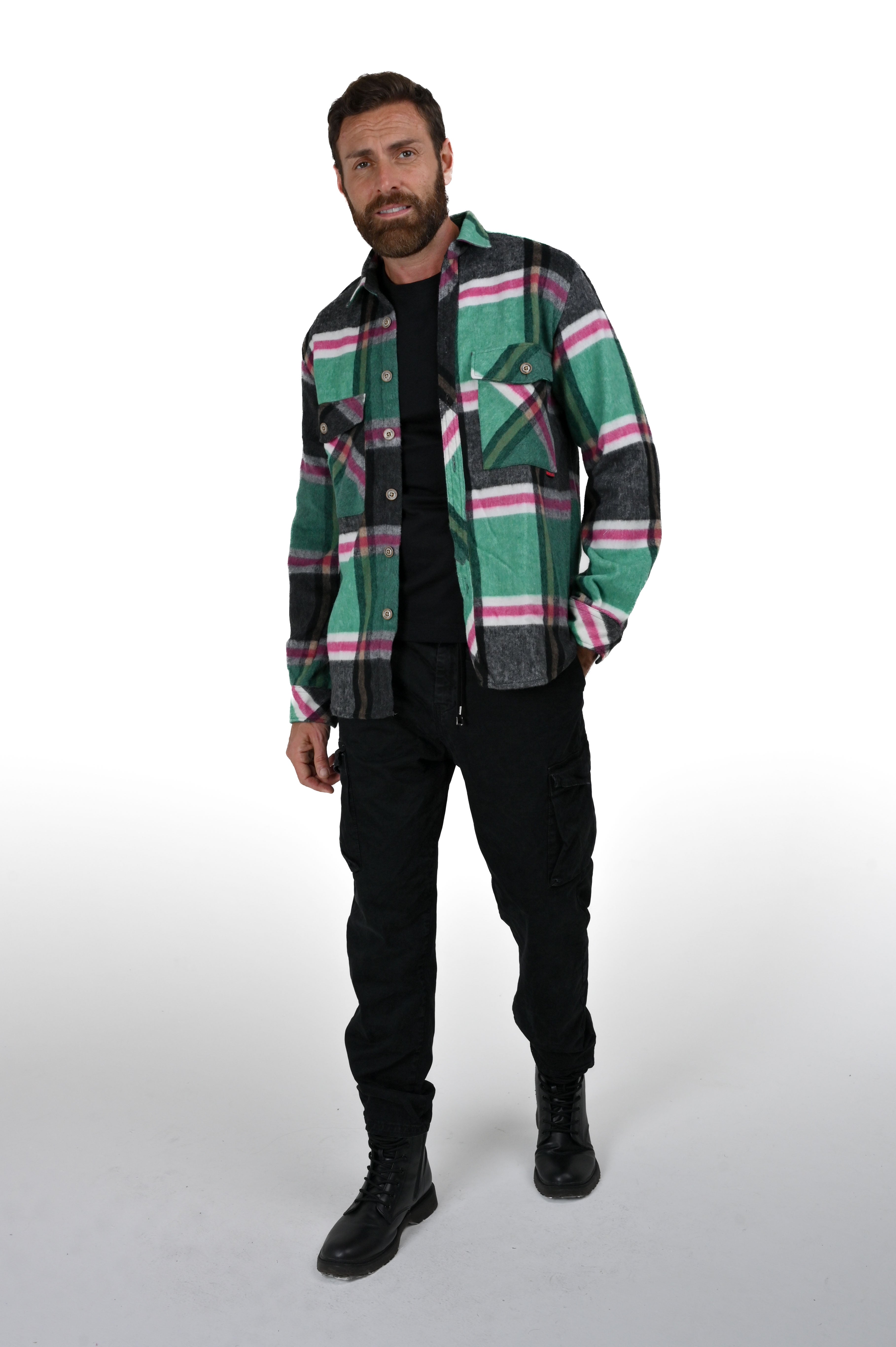 Camicia in velluto regular Under Flanella FW 23/24