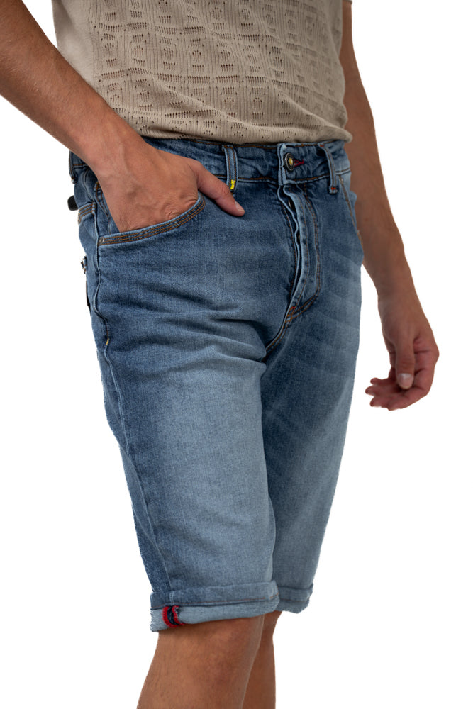 Bermuda in denim regular Guzman Music Medio SS26