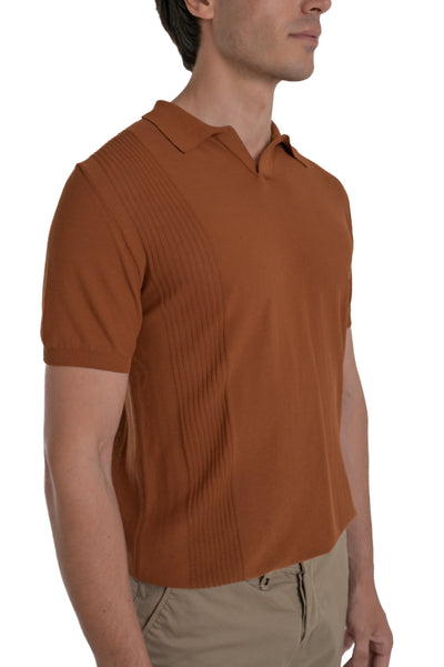 Regular polo shirt DS 2585 orange SS25