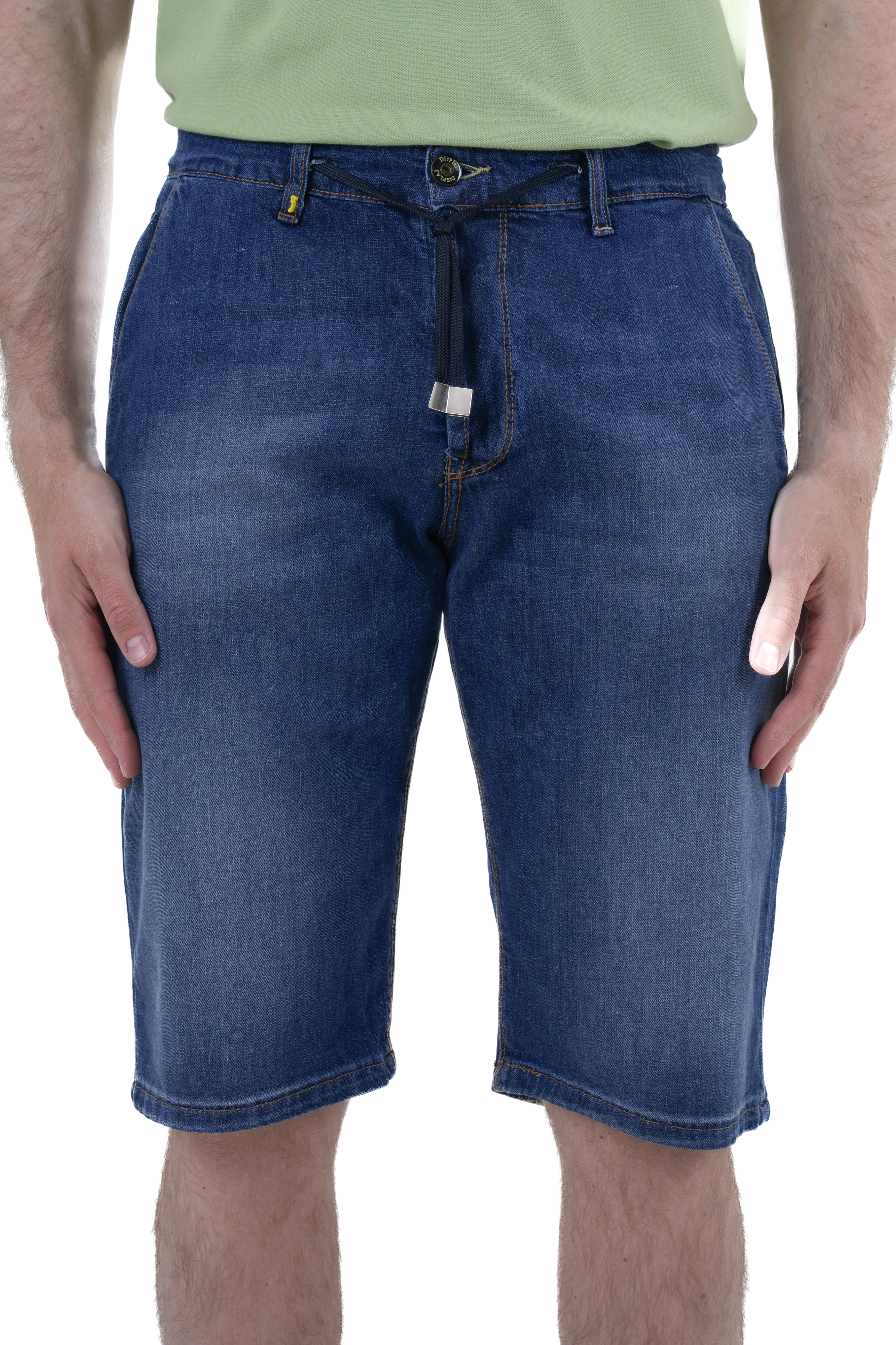 New Walter 15180 slim denim Bermuda shorts