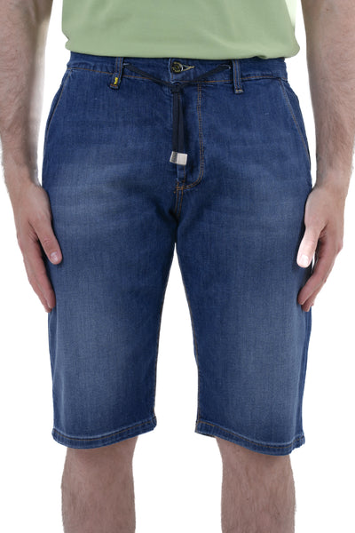 New Walter 15180 slim denim Bermuda shorts