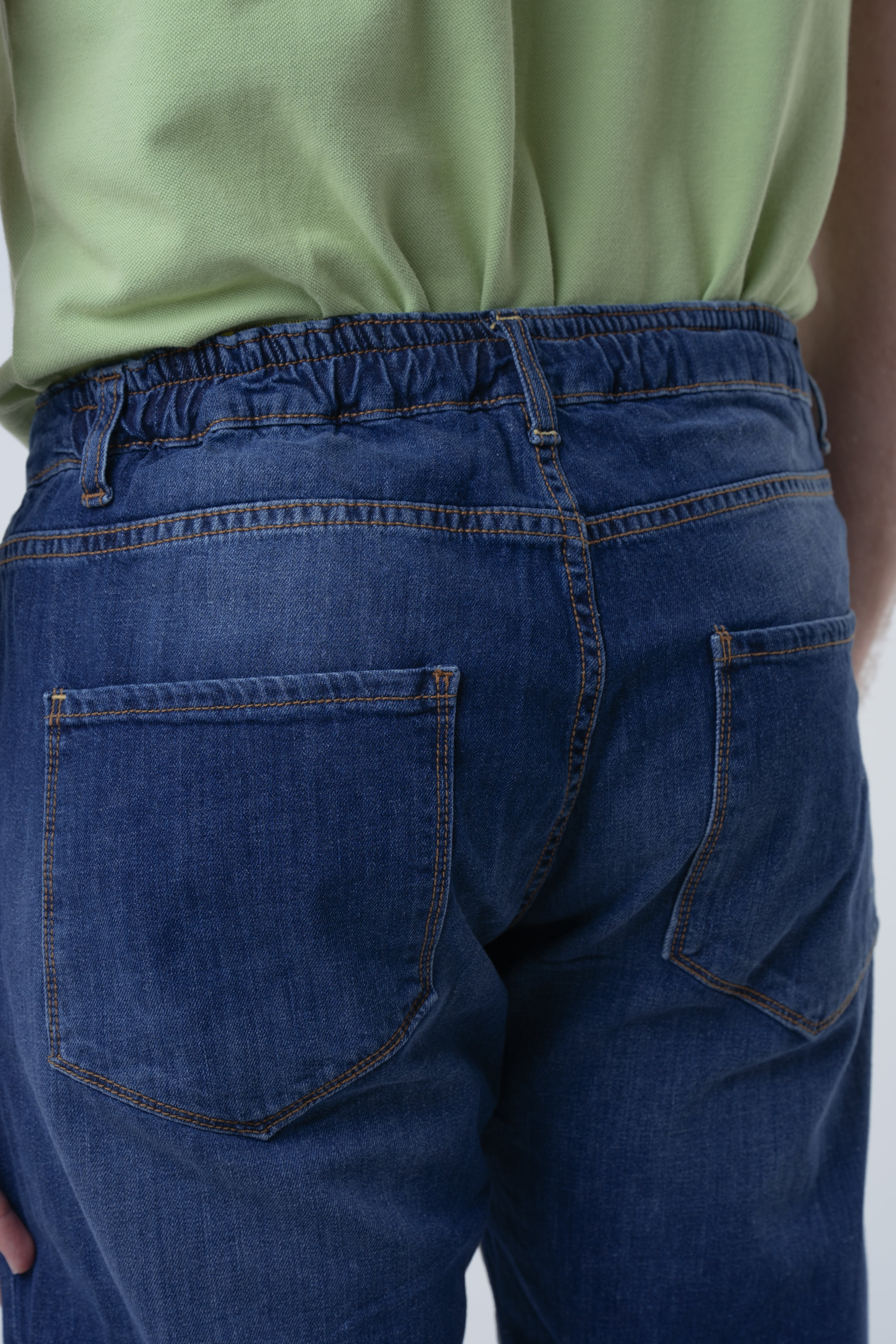 New Walter 15180 slim denim Bermuda shorts