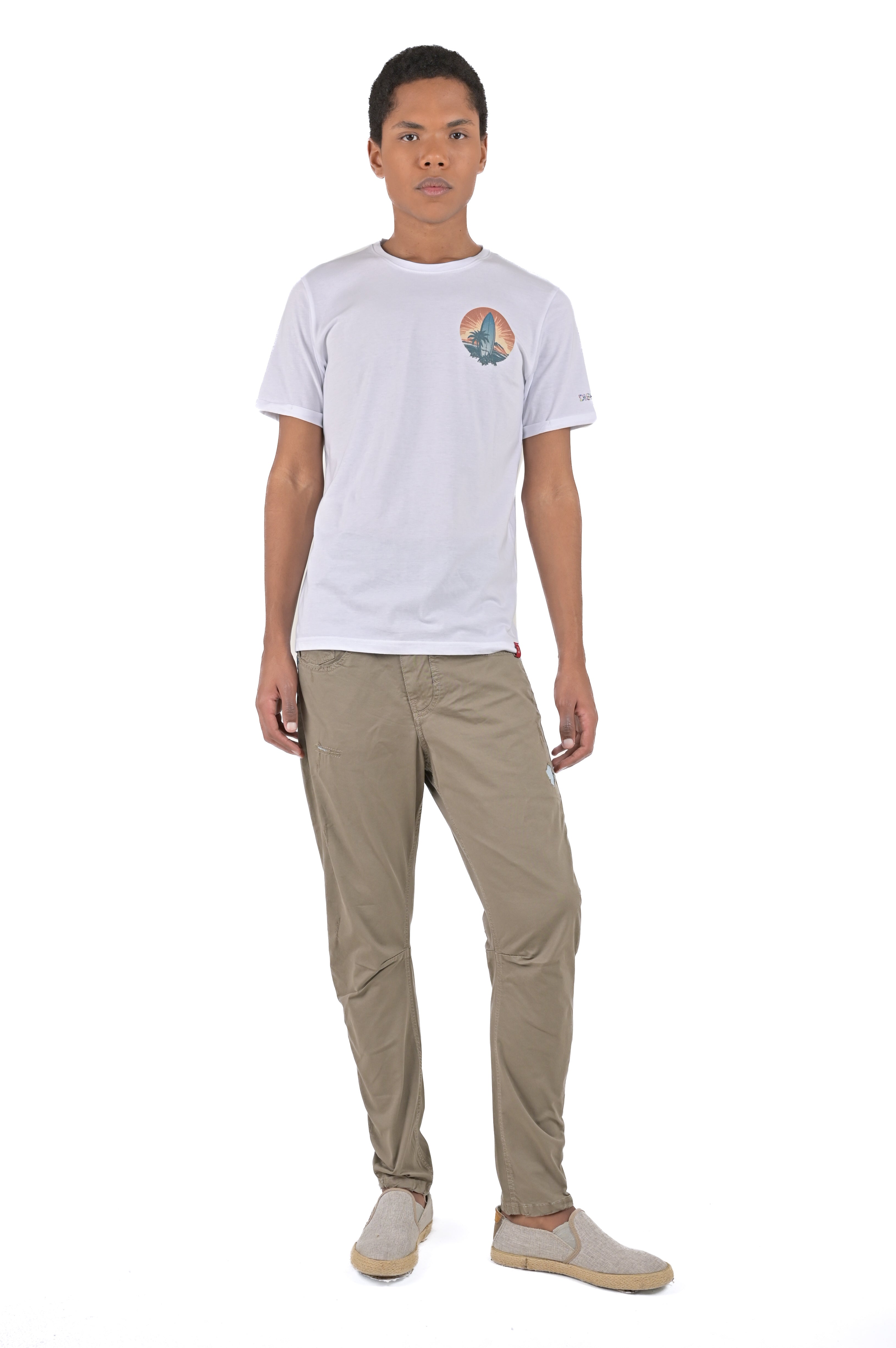 Kron AM3 Black Tapered Cotton Pants SS24