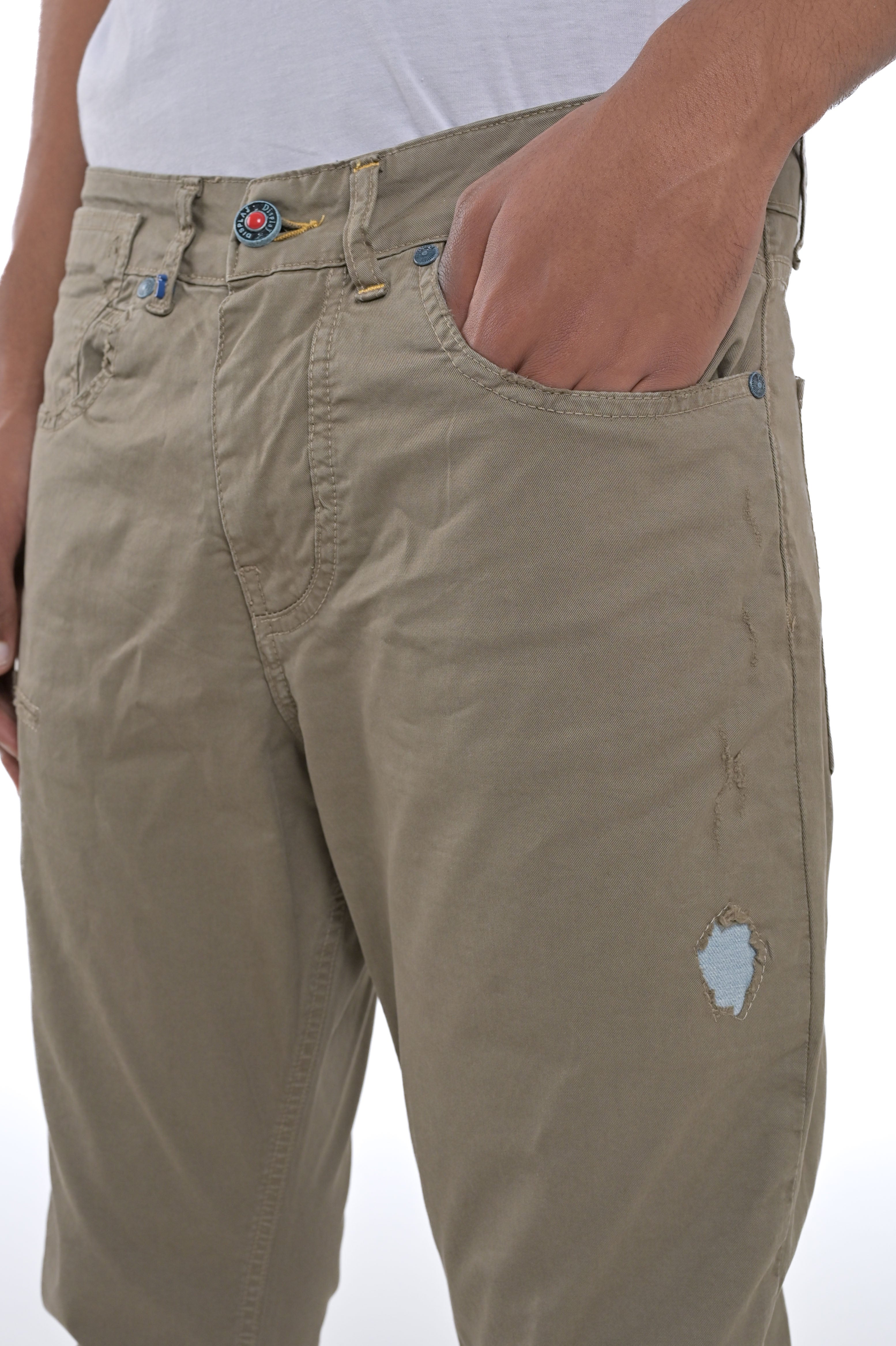 Kron AM3 Black Tapered Cotton Pants SS24