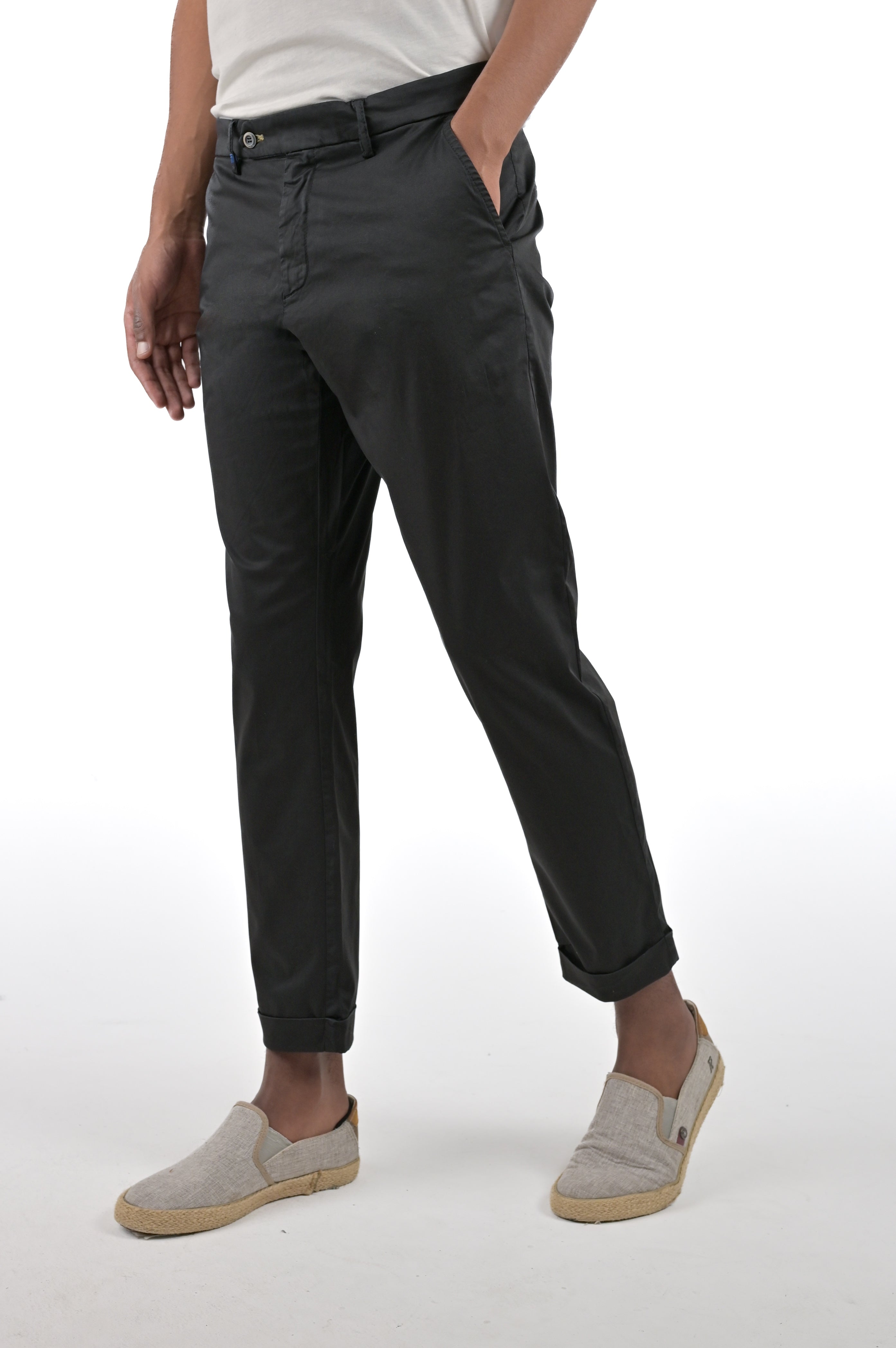 Classic slim Racket Maribor beige SS24 trousers