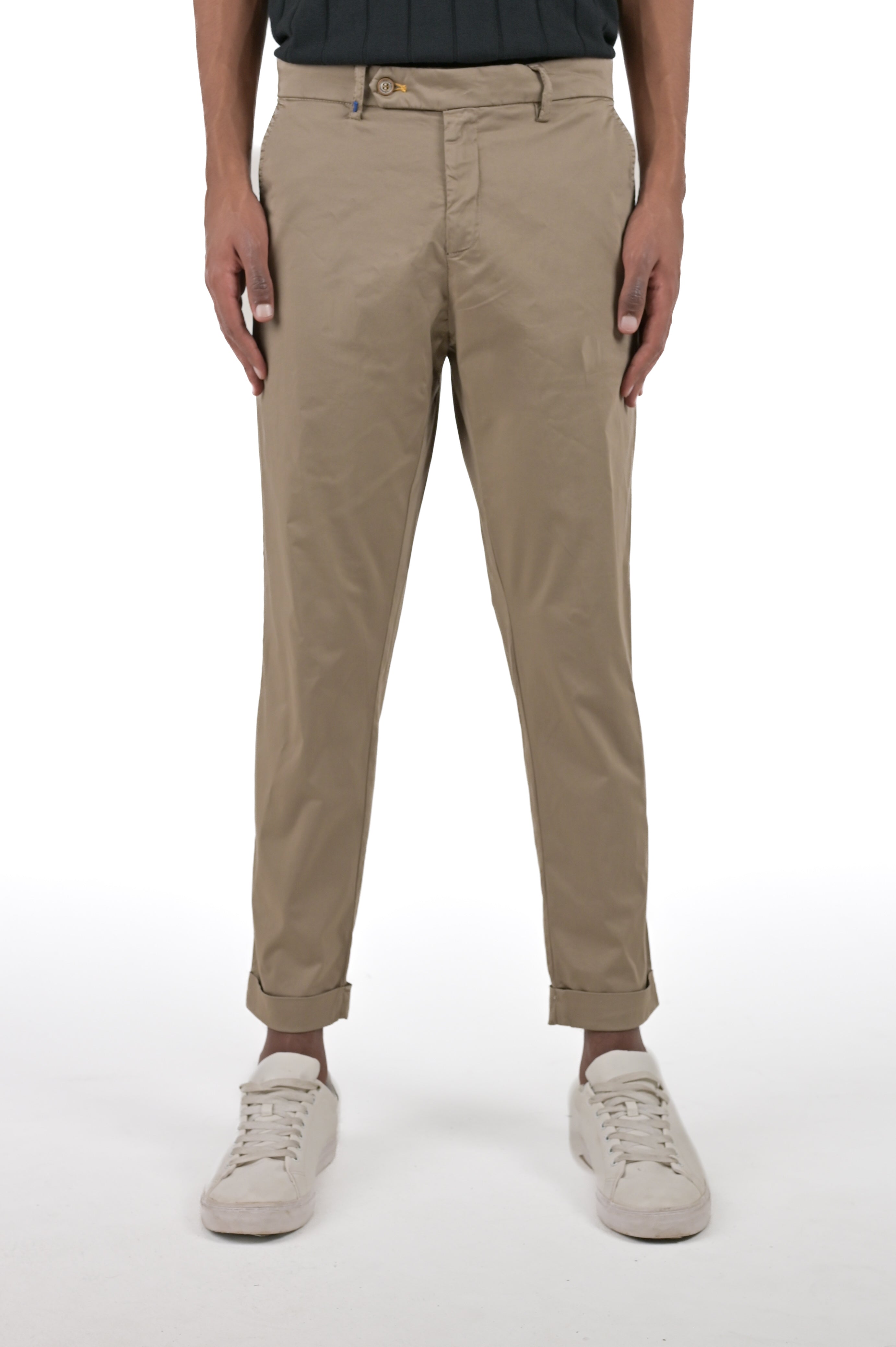 Classic slim Racket Maribor beige SS24 trousers