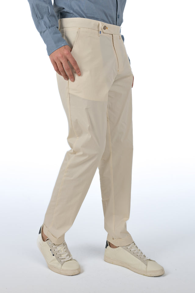 Pantaloni classici slim Racket Ciondolo Sabbia SS24