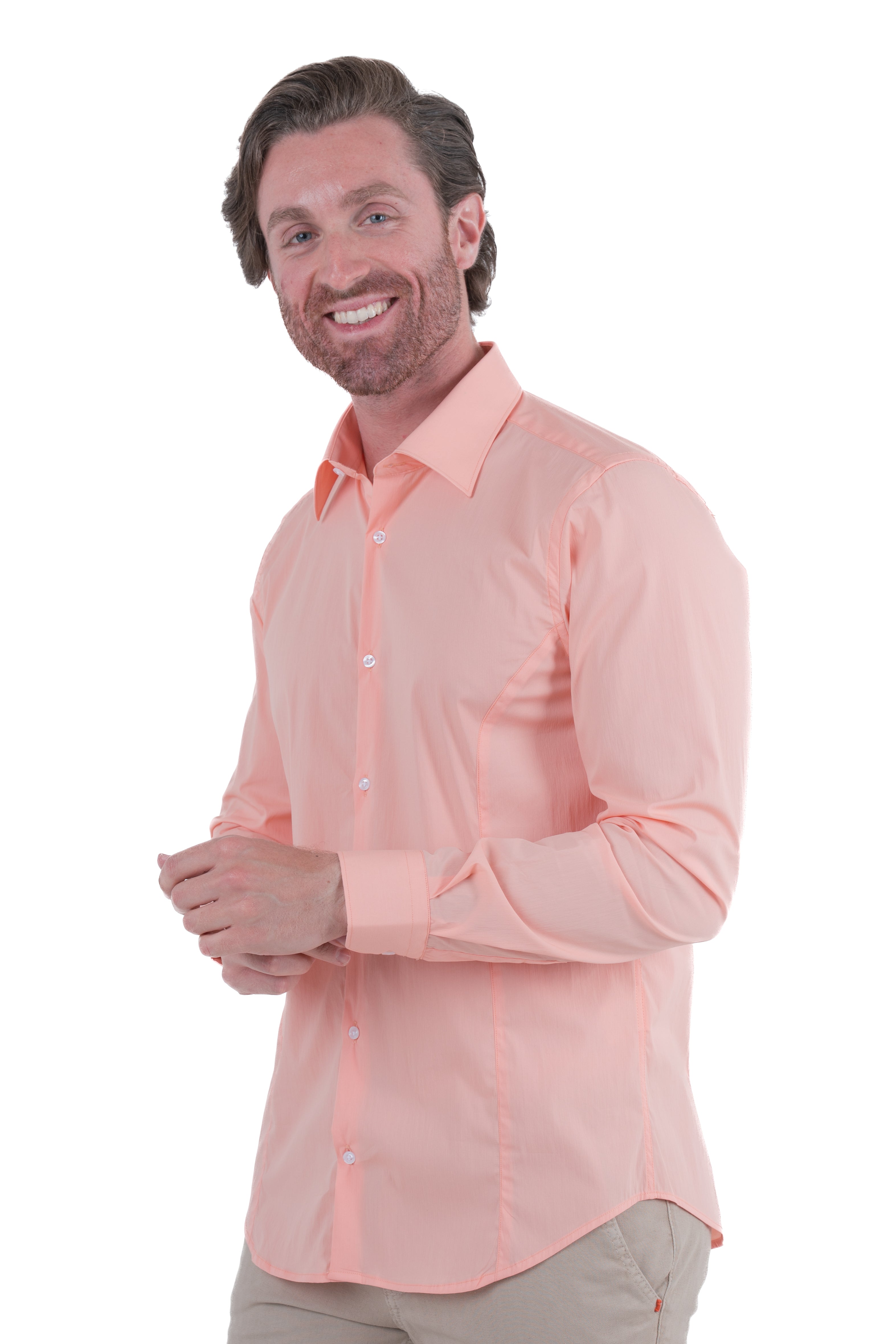 Regular Basic White Cotton Shirt SS25