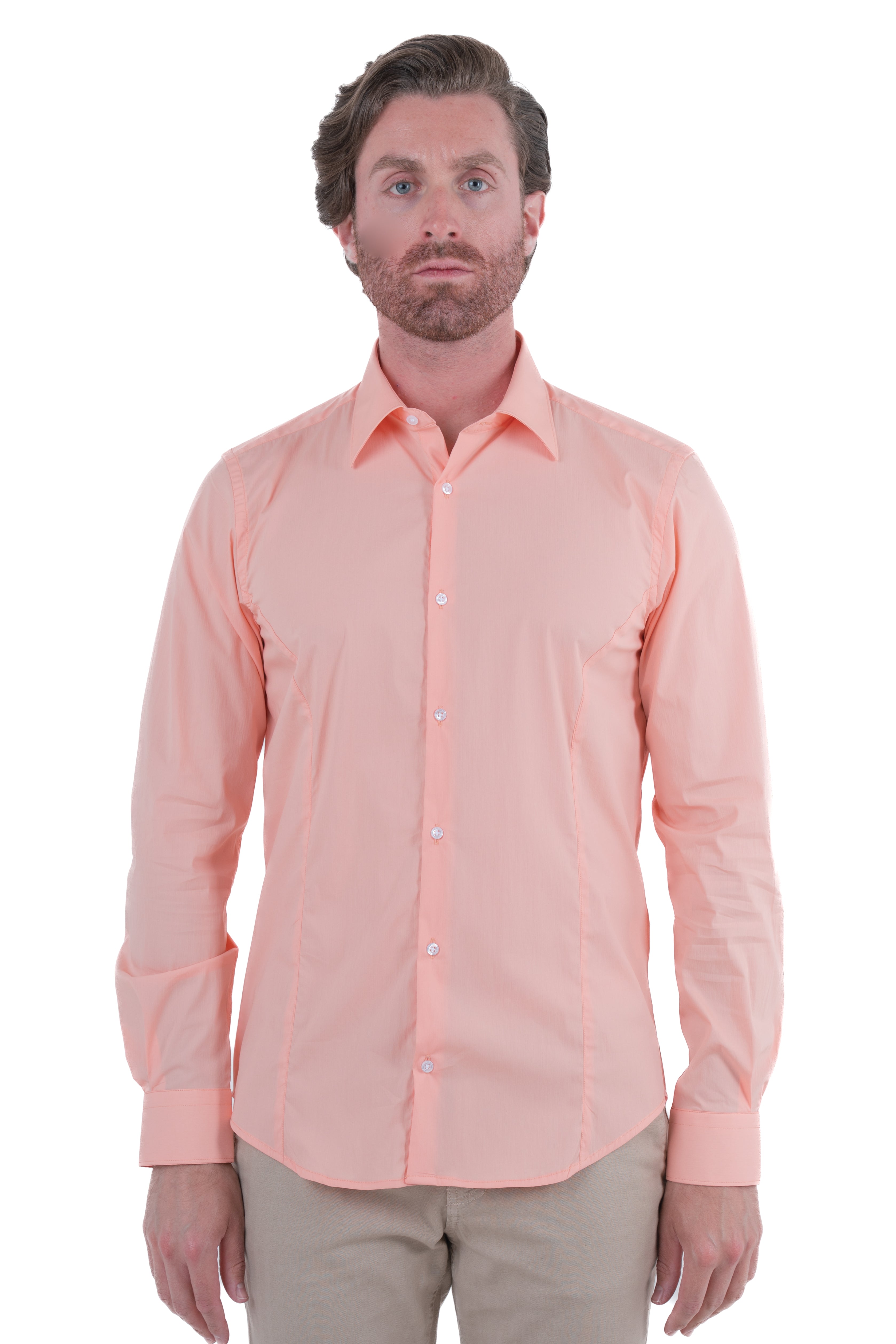 Regular Basic White Cotton Shirt SS25