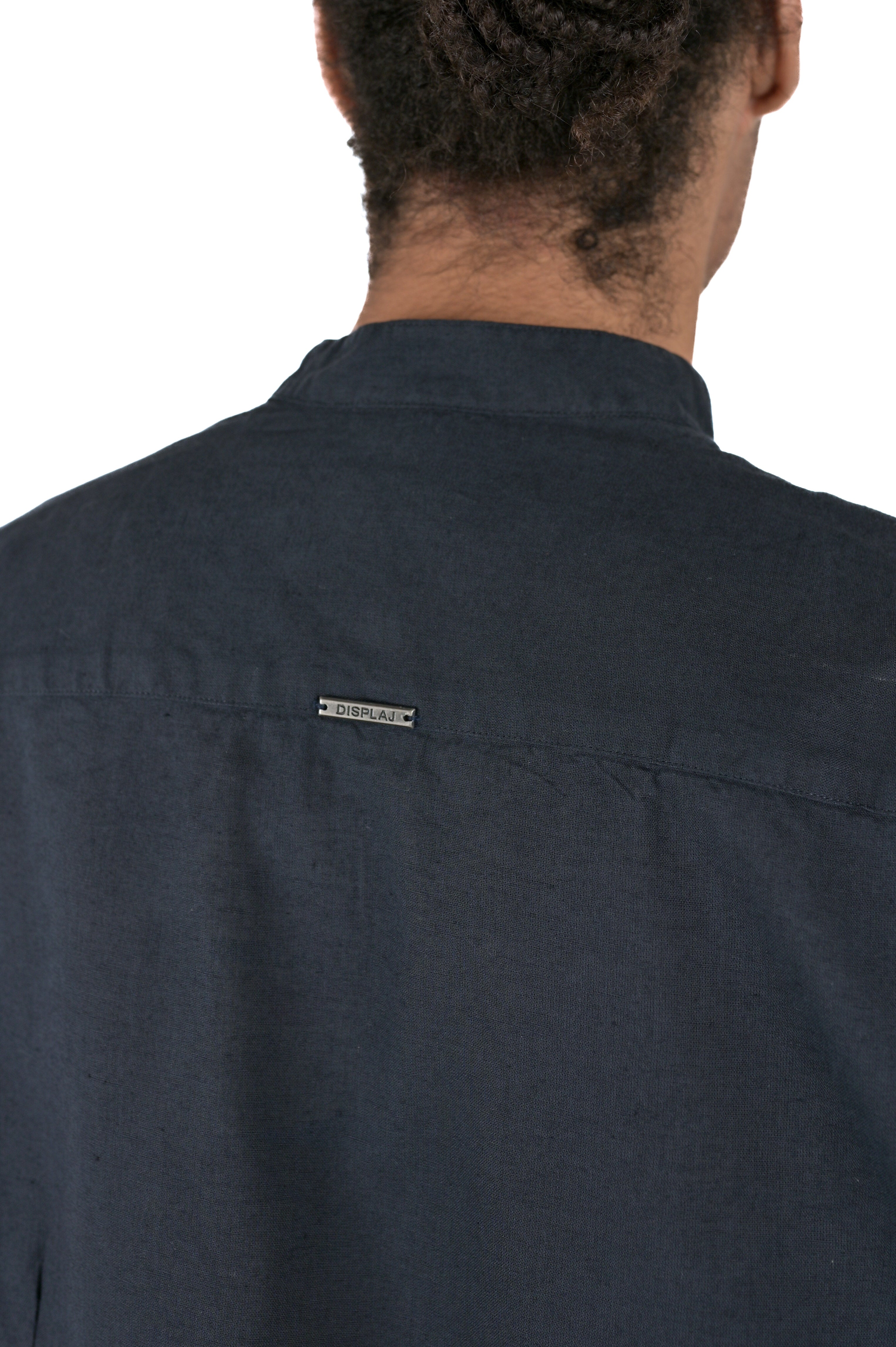 Camicia in lino regular Tom Lino Blu SS26