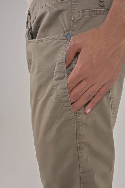Pantaloni in cotone Tapered Vertigo SS25