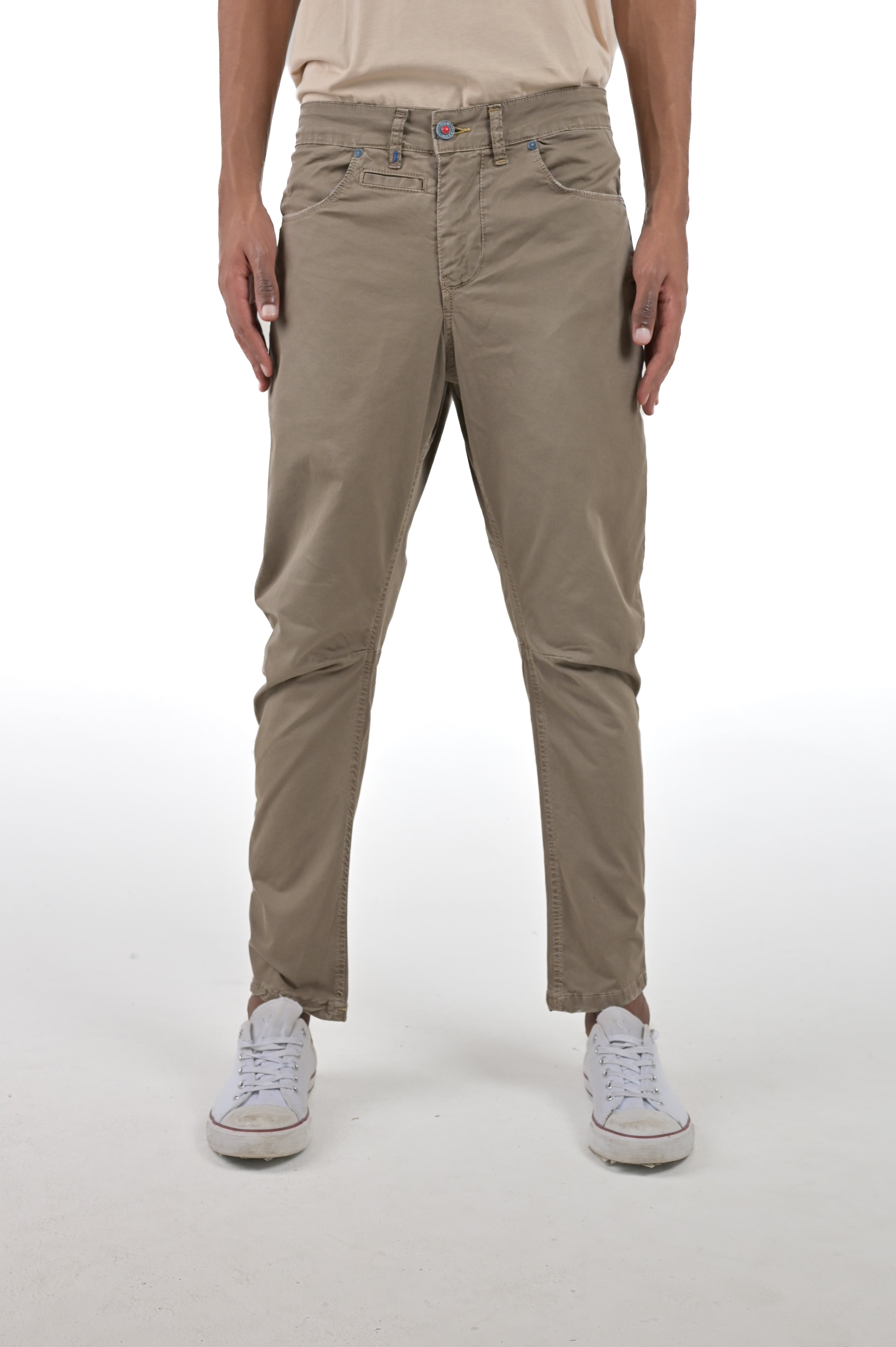 Pantaloni in cotone Tapered Vertigo SS25