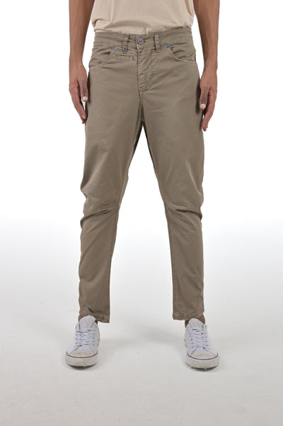 Pantaloni in cotone Tapered Vertigo SS25