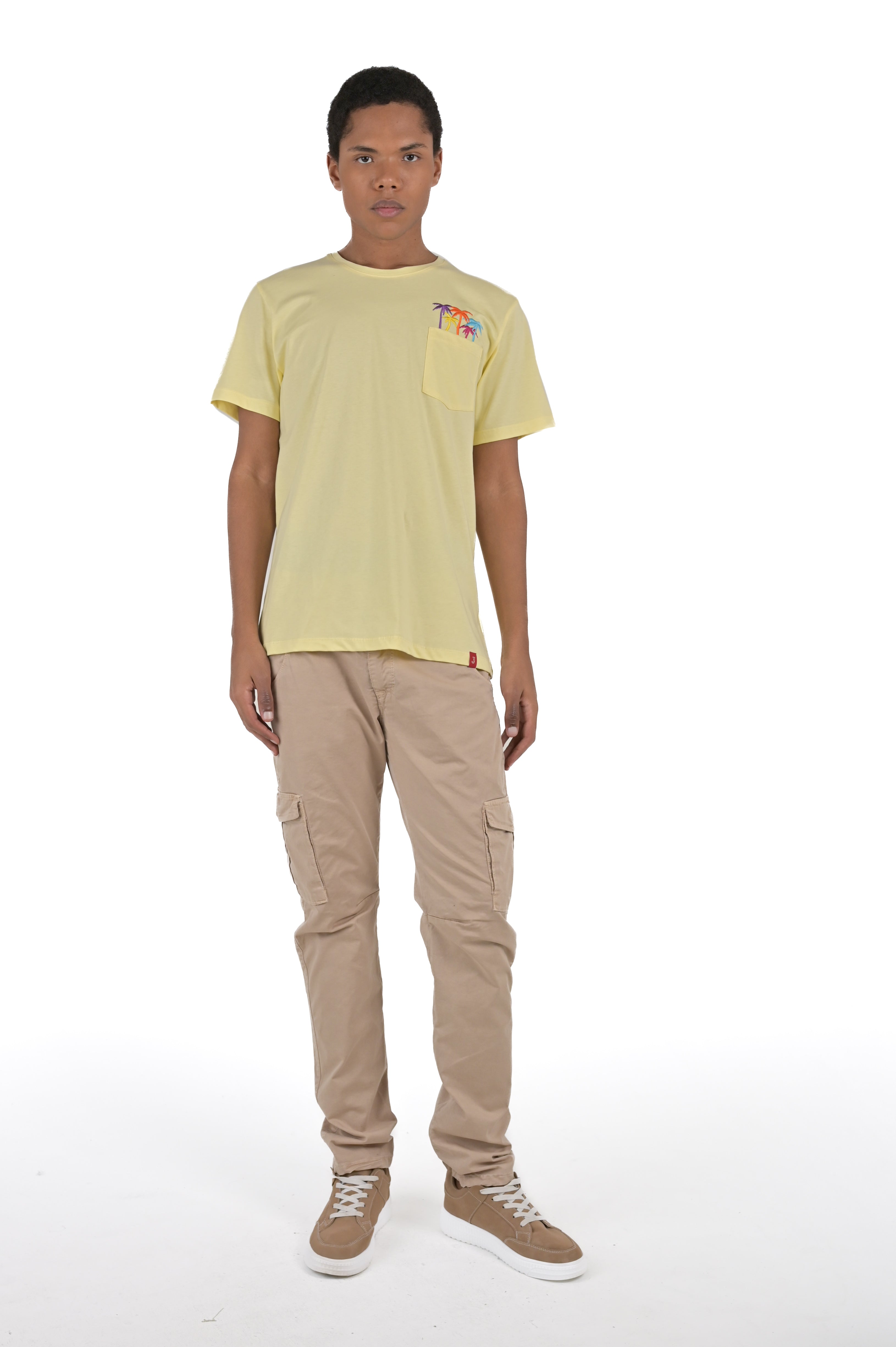 Pantaloni in cotone slim Cezanne SS24