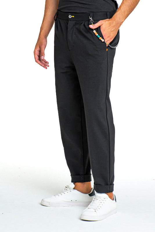 Pantaloni classici loose ballon baton FW23/24