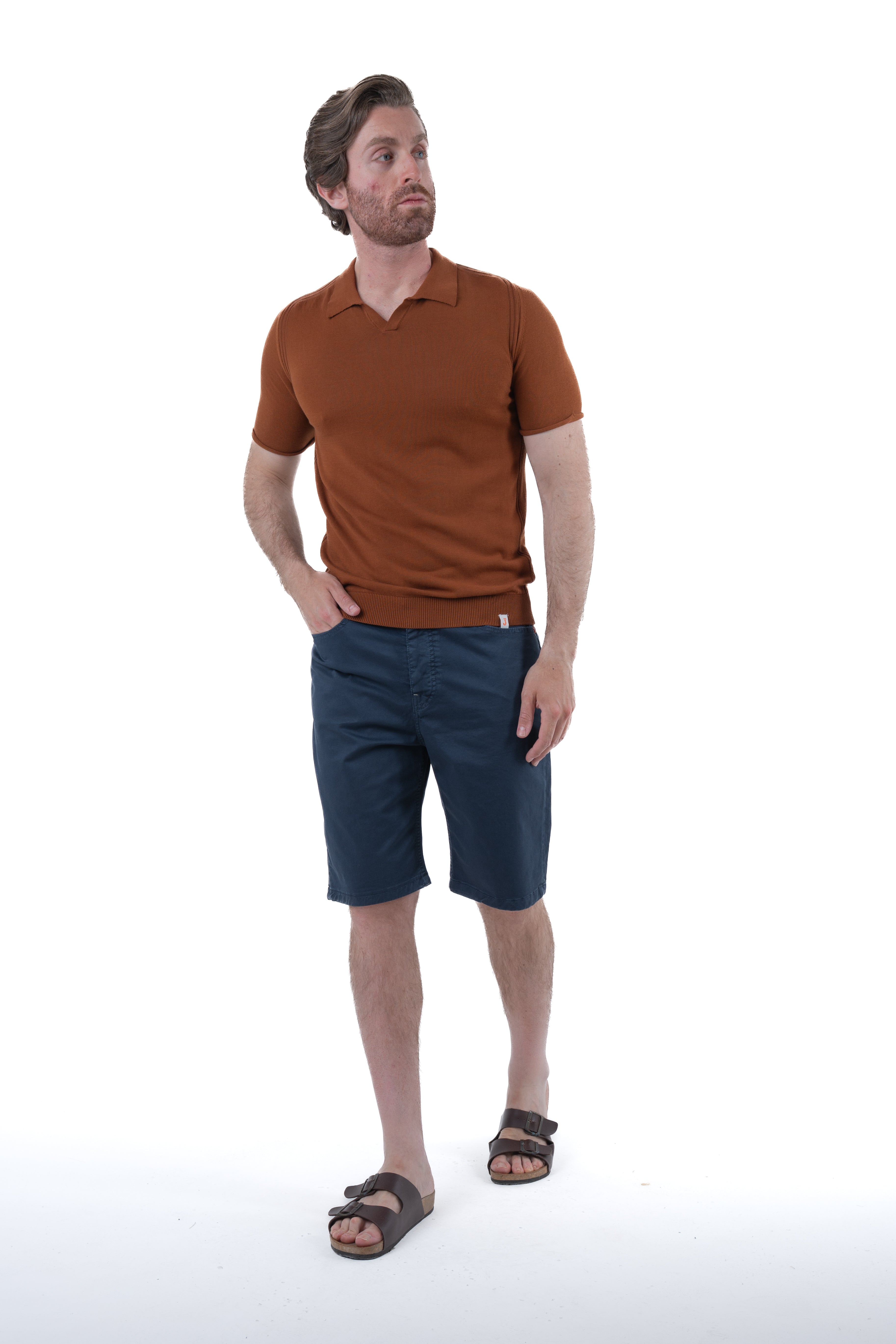 Polo regular DS 2584 arancio SS25