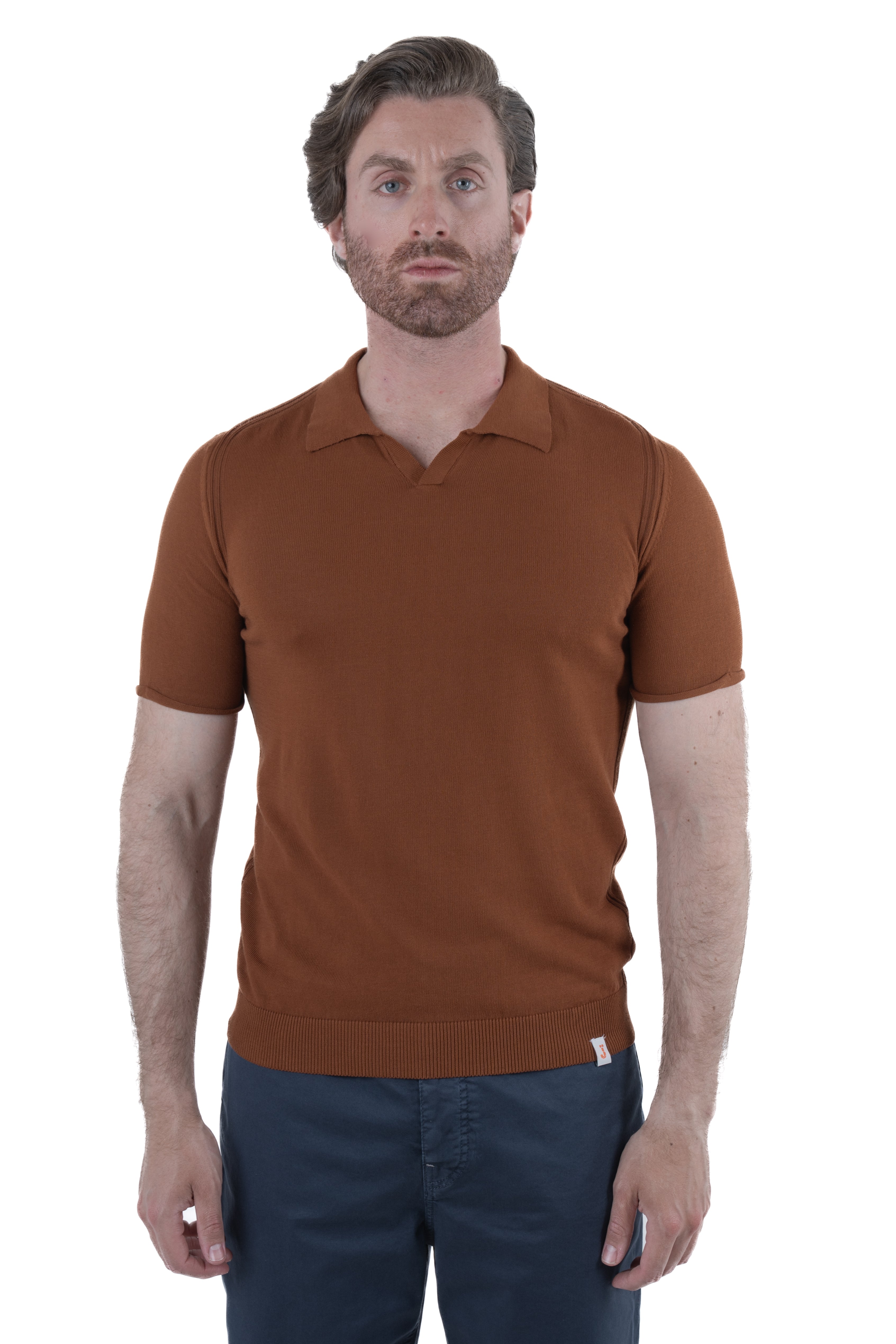 Polo regular DS 2584 arancio SS25