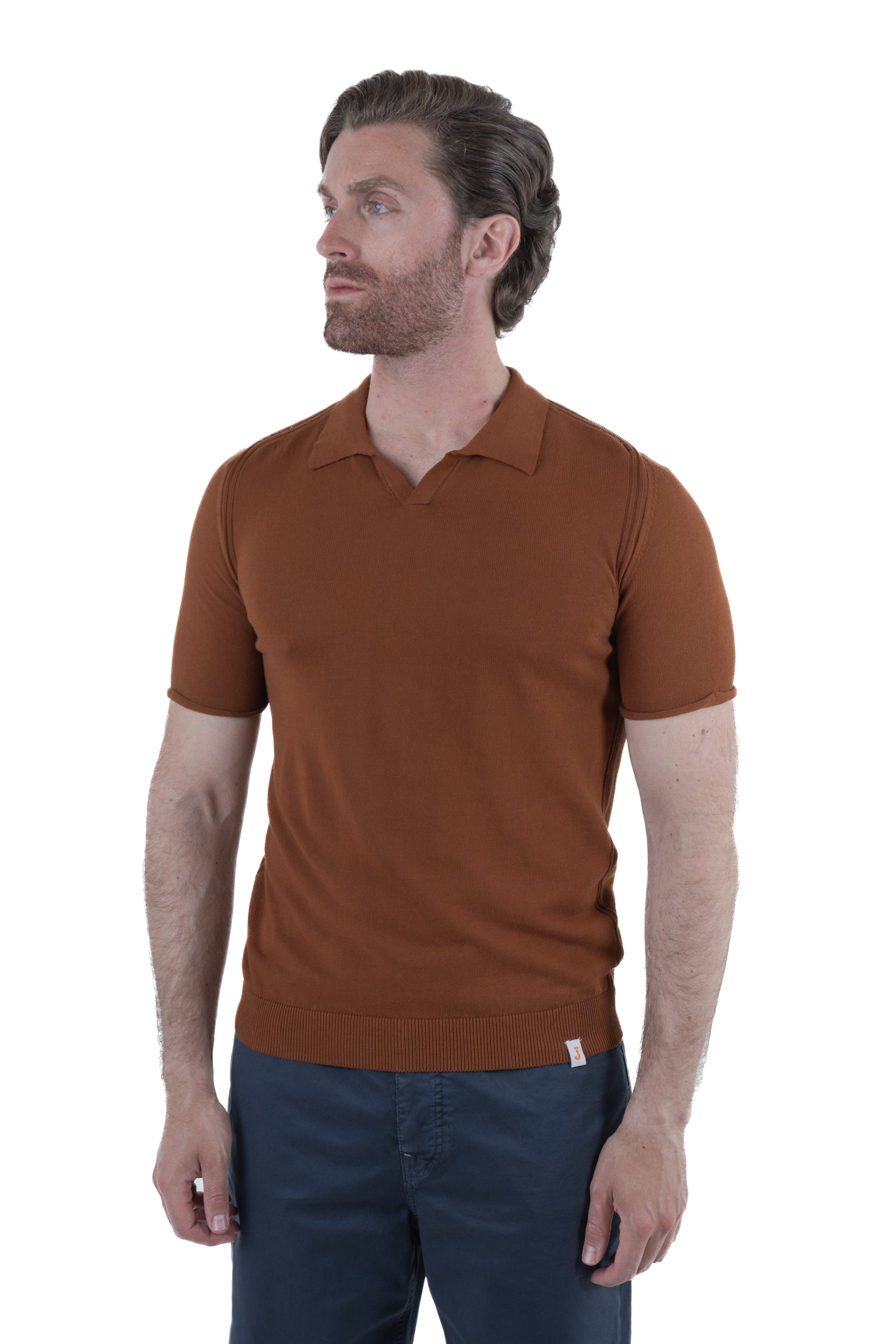 Polo regular DS 2584 arancio SS25