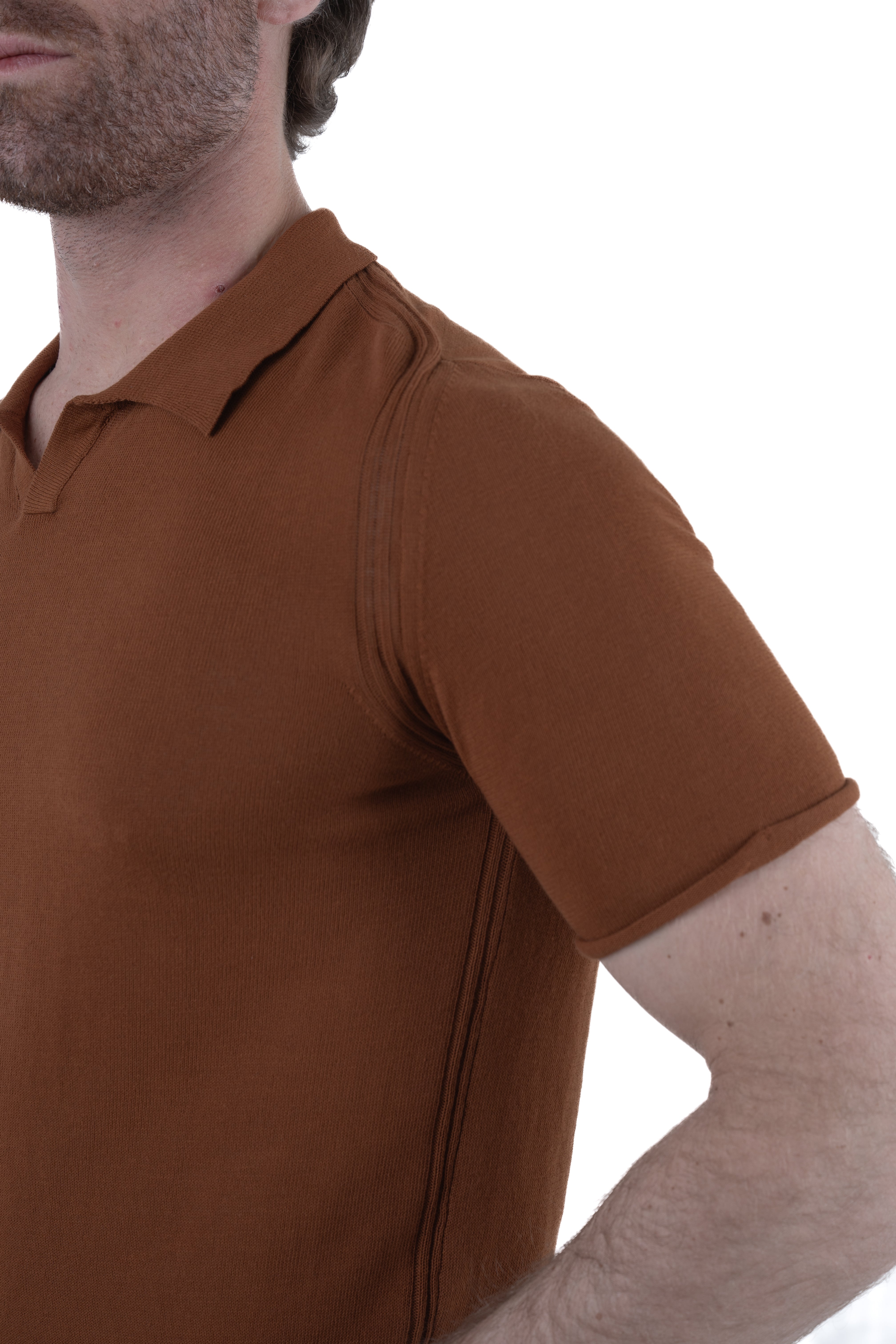 Polo regular DS 2584 arancio SS25