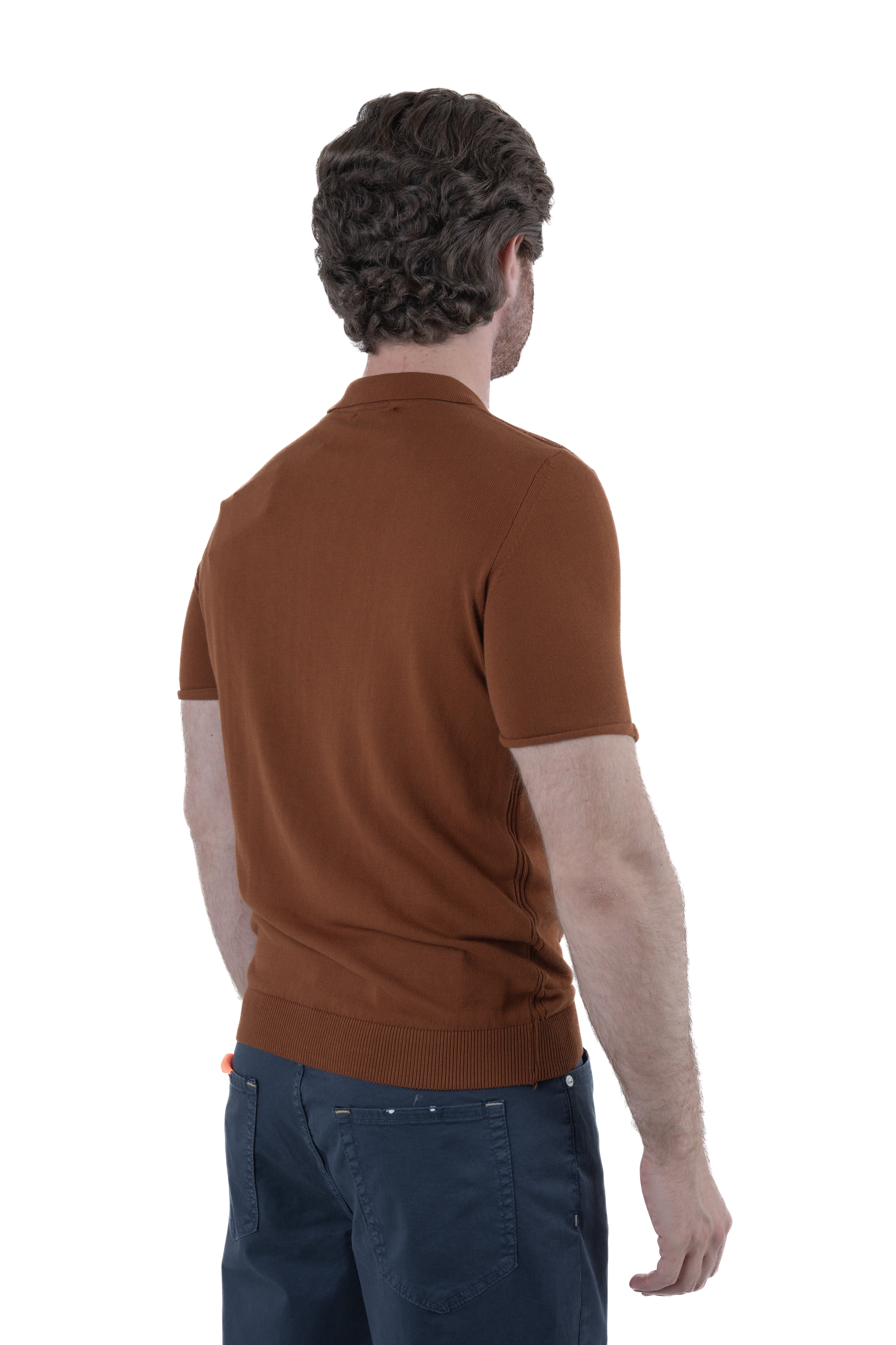 Polo regular DS 2584 arancio SS25