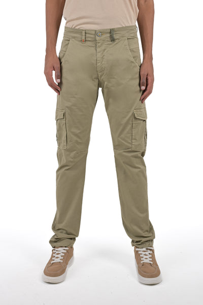 Pantaloni in cotone slim Cezanne SS24