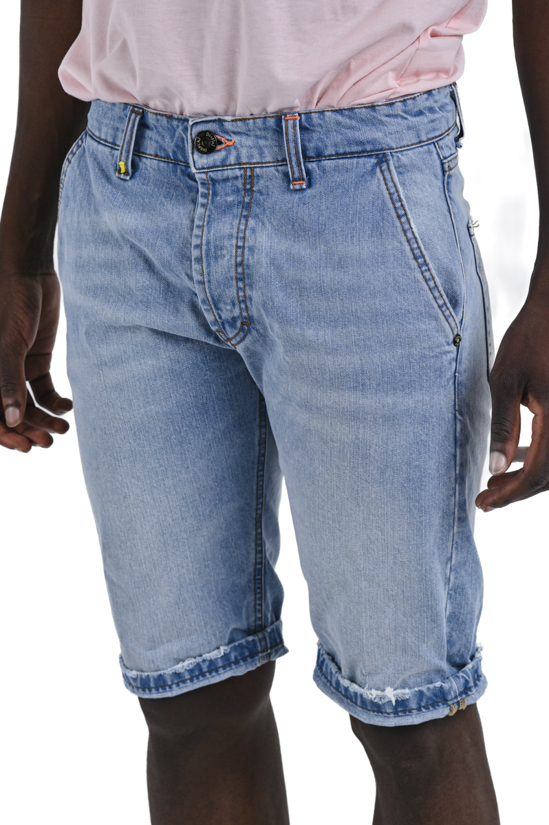 Walter Music Chiaro SS25 slim denim shorts