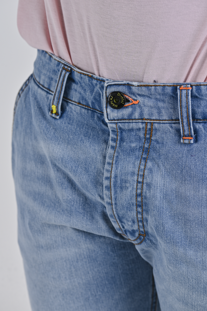 Walter Music Chiaro SS25 slim denim shorts