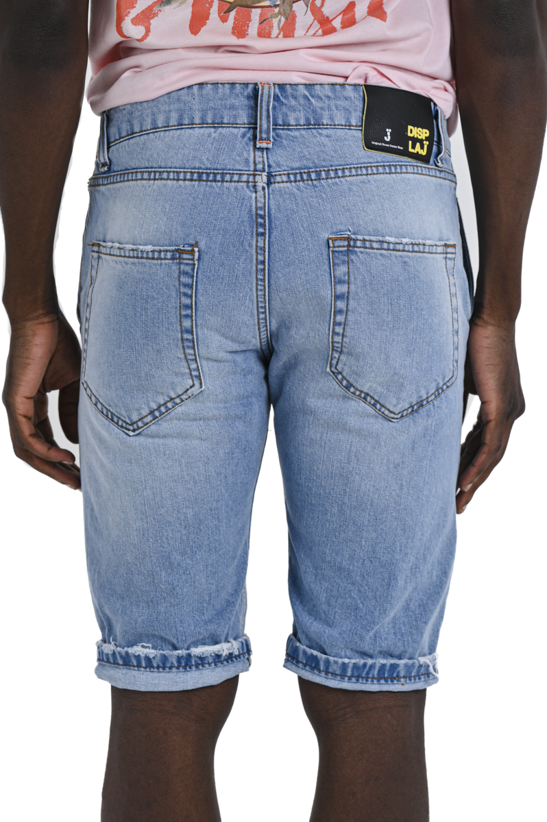 Walter Music Chiaro SS25 slim denim shorts