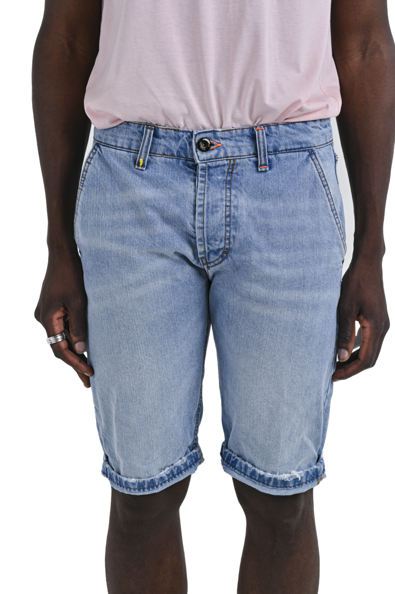Walter Music Chiaro SS25 slim denim shorts