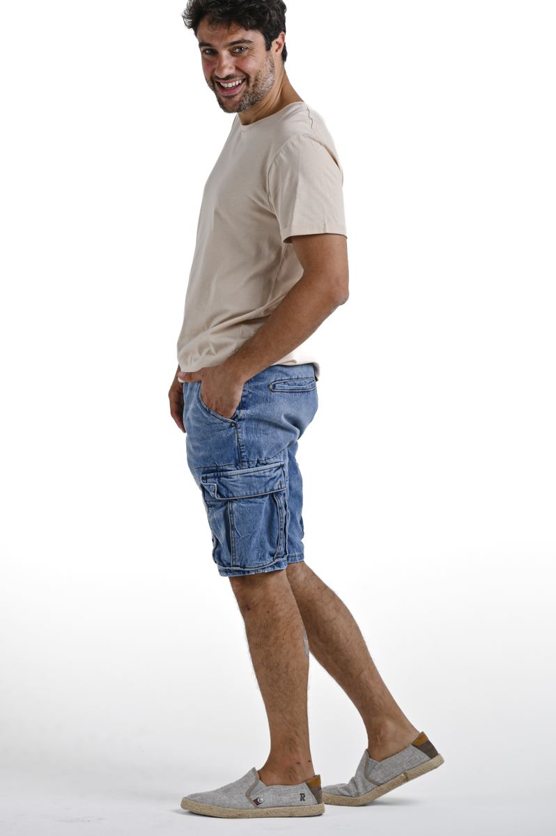 Bermuda in denim regular Crush PR 119 SS25