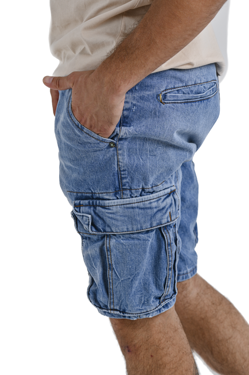 Bermuda in denim regular Crush PR 119 SS25