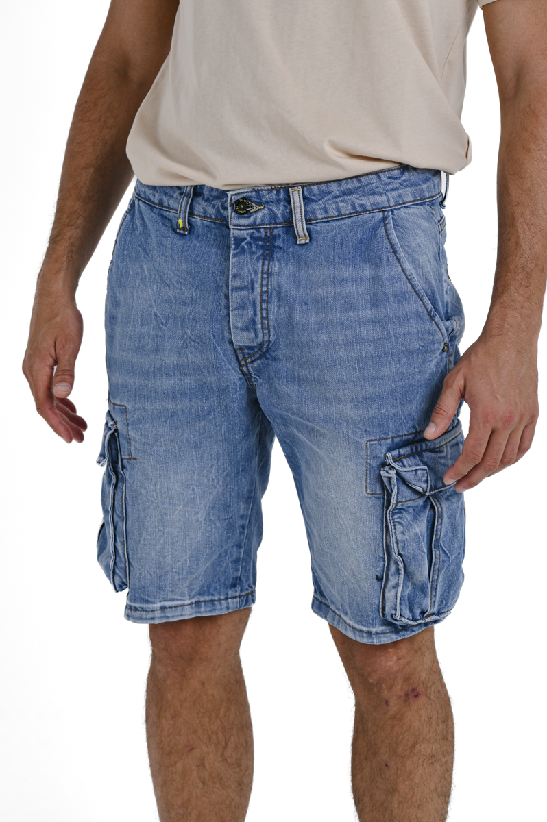Bermuda in denim regular Crush PR 119 SS25