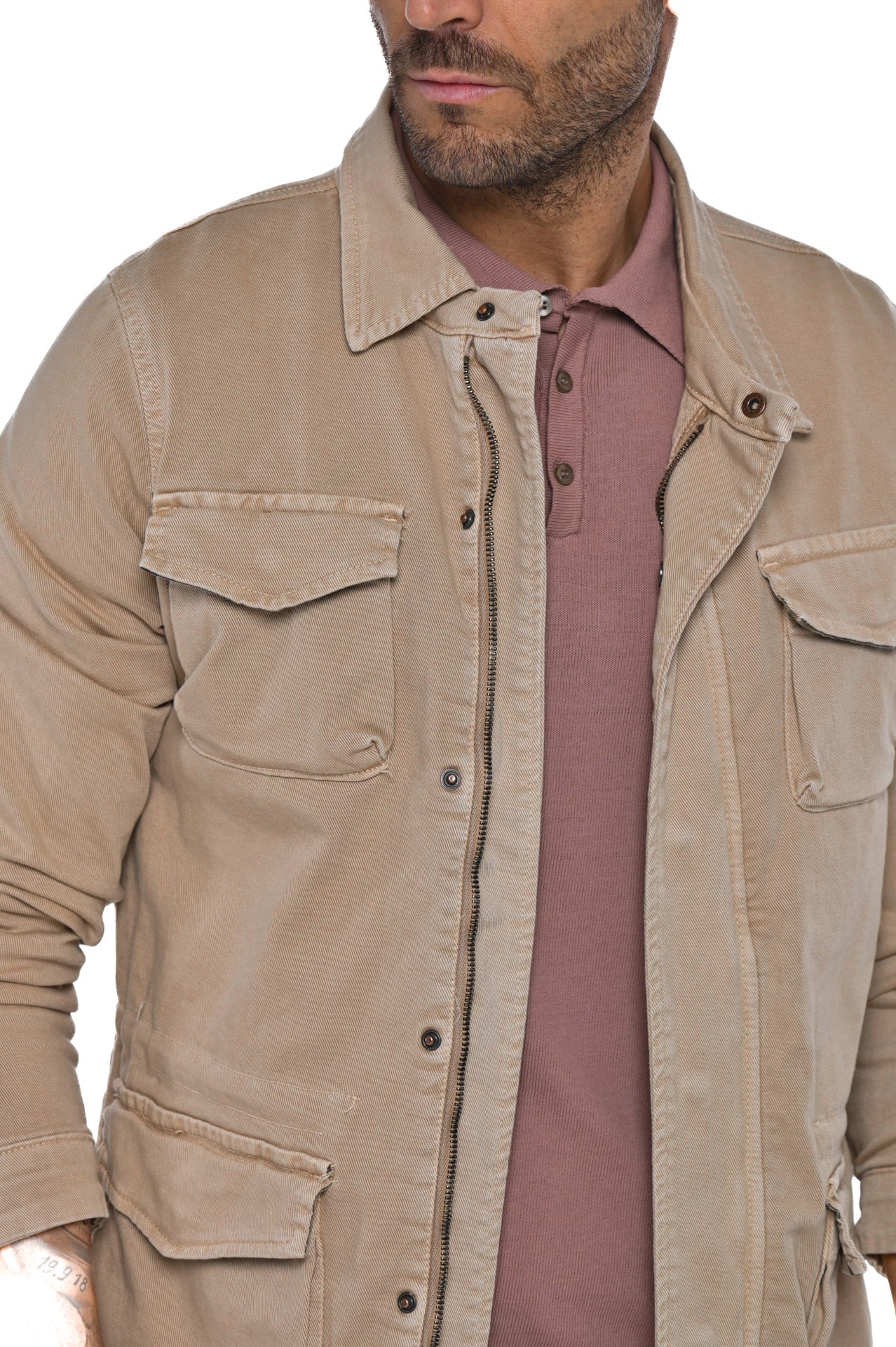 Giacca regular Maxim Beige SS25